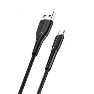 USAMS U35 Micro USB charging cable, black, 1m, 2A fast charging - USAMS