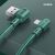 USAMS U57 Cablu Micro USB Verde Unghi Drept Aproape