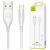 Kábel USAMS U18 White Micro USB s balením