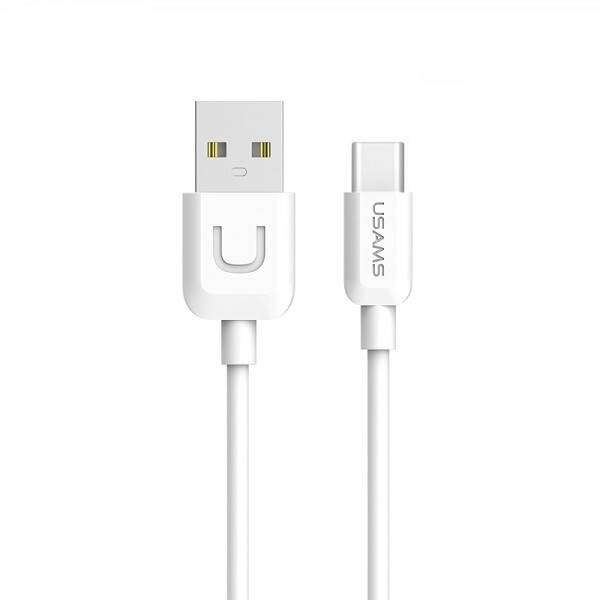 USAMS Kabel U-Turn USB-C 1m weiß 2A TCUSBXD02 (US-SJ099)