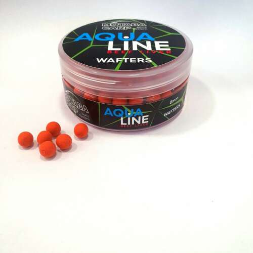 Motaba Carp Aqua Line Marha Máj Wafter 8mm 40g, vörös horgászcsali, ponty horgászcsali
