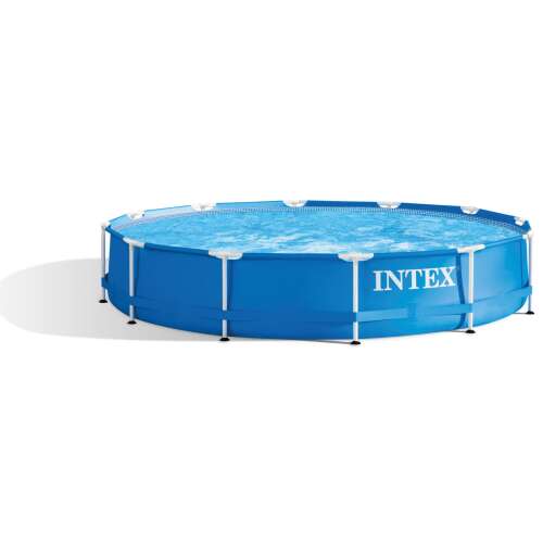 Intex Metallrahmen 366x76cm Metallrahmen Pool #blau