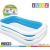 Intex Family Inflatable Pool 262 x 175 x 56 cm, rectangular shape, white and blue
