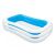 Intex Family Inflatable Pool 262 x 175 x 56 cm, angled view, empty