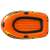 Intex Explorer Pro 100 inflatable boat, orange, single person, top view
