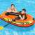 Intex Explorer Pro 100 Schlauchboot, orange, ein Person, im Einsatz