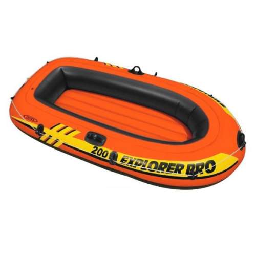 Intex Explorer Pro 200 inflatable boat, orange, 2 person