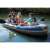 Intex Excursion 4 inflatable boat on river with family