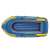 Intex Challenger 2 inflatable boat, 2 person, yellow and blue, top view