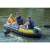 People enjoying Intex Challenger 3 inflatable boat on water