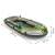 Intex Seahawk 3 person inflatable boat, side view with dimensions