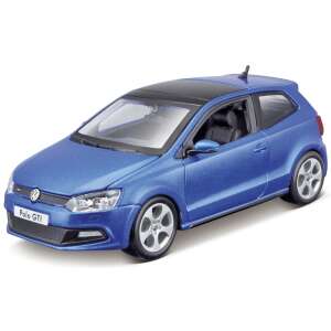 Model auta Bburago v mierke 1:24, modrý Volkswagen Polo GTI - Bburago