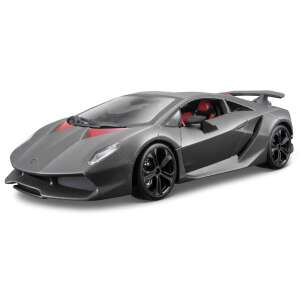 Bburago Lamborghini Sesto Elemento 1:24 Modellfahrzeug, grau mit roter Innenausstattung, aus Metallguss - Modell, Mock-up