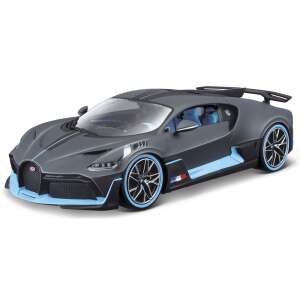Bburago Bugatti Divo 1:18 méretarányú modell autó, fekete és kék színben, részletes - Bugatti