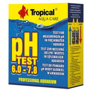 TROPICAL pH Teszt 6.0-7.8 pH mérésére édesvizű akváriumhoz 6,0-tól 7,8 pH-ig 56340460 