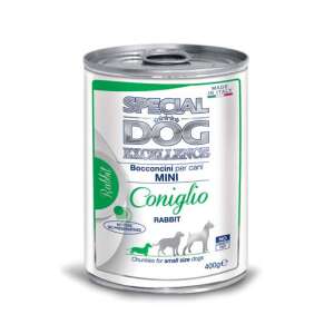 Special Dog Excellence Mini Adult hrană umedă pentru câini cu iepure, 400g conservă - Hrane pentru câini