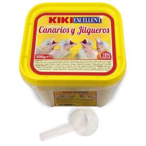 KIKI EXCELLENT 500g madárfióka táp kézzel etetéshez kanáriknak és tengelicéknek 56340722 - Táplálékkiegészítő madaraknak