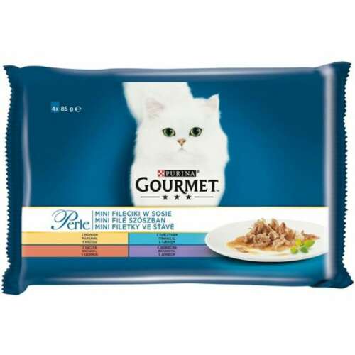 Gourmet Perle Macskatáp - 4x85g Multipack