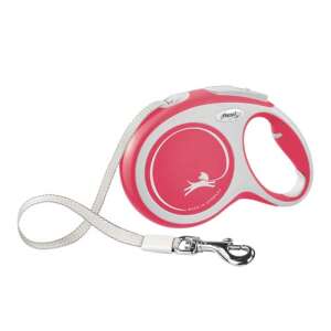 Flexi New Comfort L automata póráz, piros, 8m, 50kg-ig - Flexi