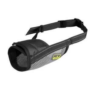 EBI D&D fekete szájkosár, XS méret, 12-28cm, átmérő 15-19cm - Szájkosár