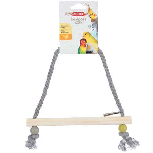 Zolux Leagăn pentru Păsări - Lemn - Funie - 27cm 89689990