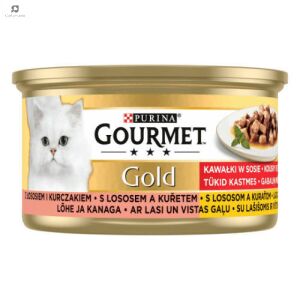 Purina Gourmet Gold Kurczak i Łosoś Mokra Karma dla Kota - Karma dla kotów