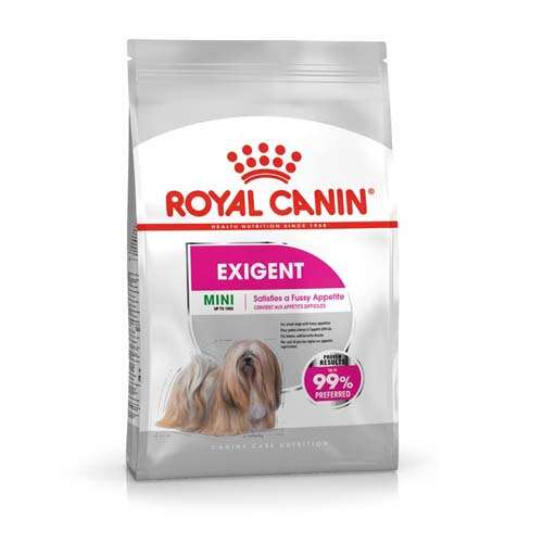 Royal Canin Exigent Mini Trockenfutter für wählerische kleine Hunde, 3kg Beutel