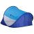 Springos blue and grey pop up beach tent
