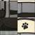 Springos pet playpen, beige, black, grey, showing details