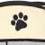 Springos pet playpen paw print detail