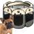 Springos pet playpen with a french bulldog inside