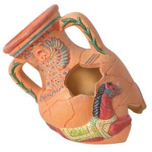 ZOLUX Egipska Amfora Dekoracja Akwarium - 19 cm 56342849 - Dekoracja akwarium