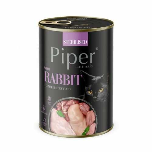 Piper Animals Sterilisiertes Katzenfutter mit Kaninchen - 400g 131633906