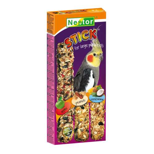 Nestor Papagáj Rúd - Nagy Papagájoknak - 3 az 1-ben - 175g 98988843