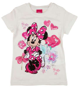 Disney lány Póló - Minnie Mouse #fehér 31342456 "Minnie"  Gyerek pólók