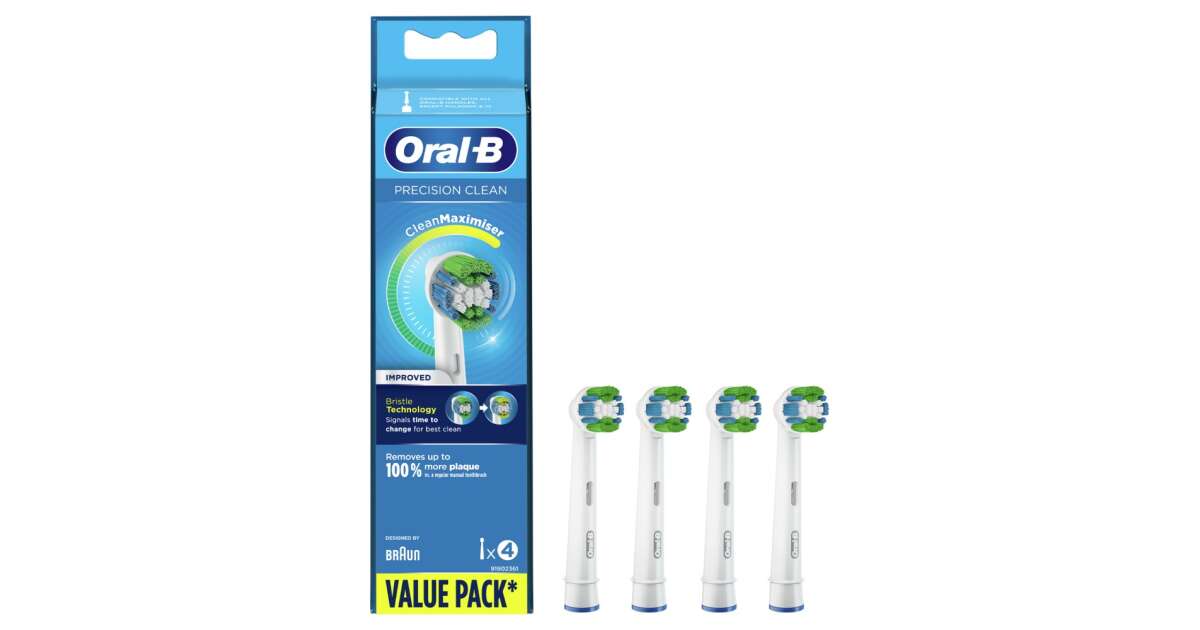 Oral-B EB20-4 Precision Clean Zahnbürstenkopf (4 Stück)