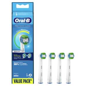 Oral-B EB20-4 Precision Clean Zahnbürstenkopf (4 Stück) 56344443 Ersatz-Zahnbürste und Munddusche