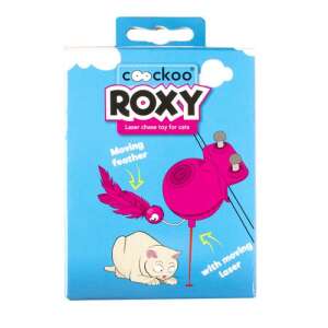 EBI COOCKOO ROXY Interaktív lézeres macskajáték 8x8x10,5cm rózsaszín 64747692 Roxy