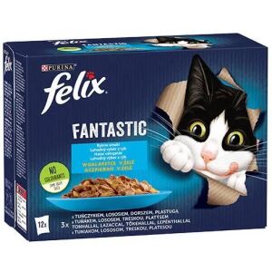 Felix Fantastic Fish Selection in Jelly Multipack 12x85g - Felix