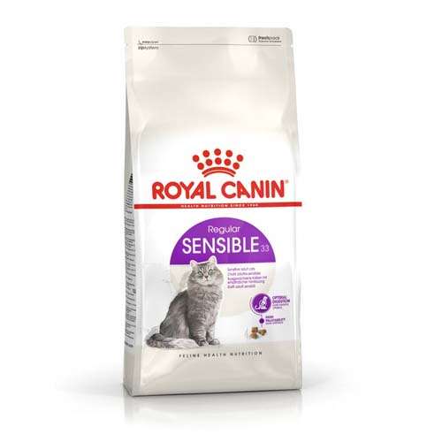 Royal Canin Sensible 33 száraz macskaeledel felnőtt macskáknak érzékeny emésztéshez, 10 kg-os zsák