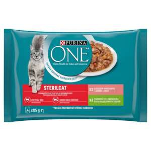 Purina ONE Sterilcat Mini Félnedves - 4x85g 58695544 - Purina