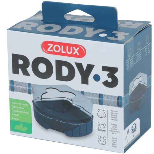 Zolux Rody 3 Beépíthető Rágcsáló WC - Kék 61764641