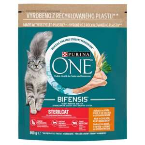 Purina ONE Sterilcat Csirkés Macskaeledel - Bifensis - 800g 56346043 - Purina
