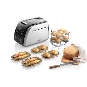 ETA 7149 90040, Wypiekacz do chleba Delicca II Max, czarny, stal nierdzewna