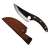IdeallStore® 3-Piece Handcrafted Butcher Knife Set, 27.5 cm, Brown, with Sheath 56358971