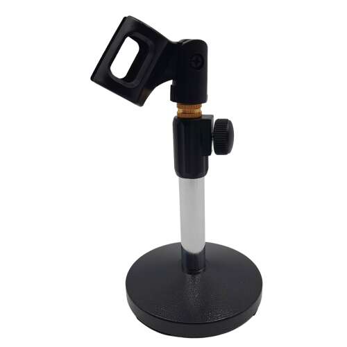 Stativ profesional pentru microfon IdeallStore® Sound Helper, metal, 33 cm, negru