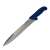 IdeallStore® chef's knife, stainless steel, blue handle, red accent