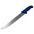 IdeallStore® chef's knife, stainless steel, blue handle, red accent