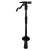 IdeallStore® Adjustable Walking Stick, Ol Helper, Aluminum, LED Light, 110 cm, Black 56366584