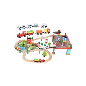 Drevený vláčik - vláčik na batérie